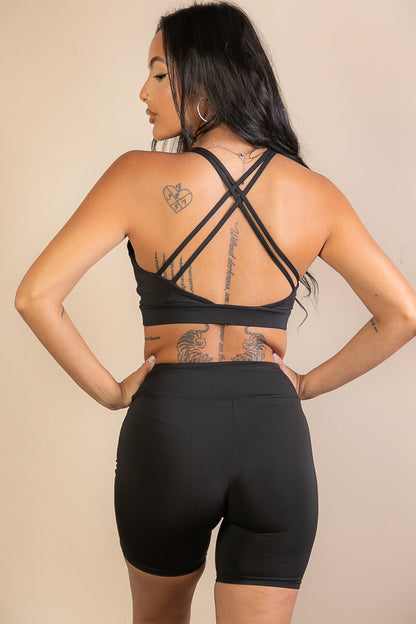 [$2/piece] Criss Cross Back Sports Bra
