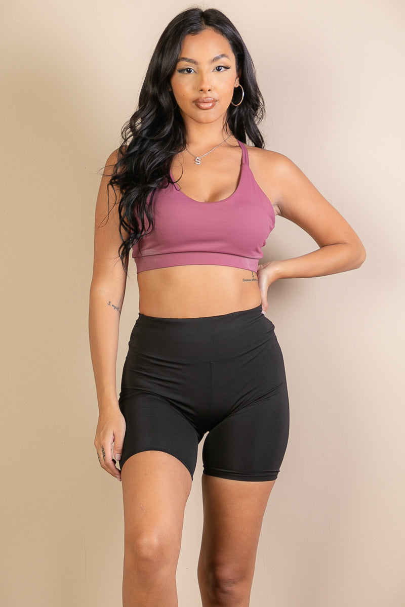 [$2/piece] Criss Cross Back Sports Bra