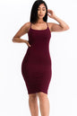 Ribbed Cami Soft Bodycon Dress - Capella Apparel