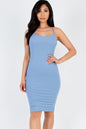 Ribbed Cami Soft Bodycon Dress - Capella Apparel