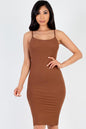 Ribbed Cami Soft Bodycon Dress - Capella Apparel