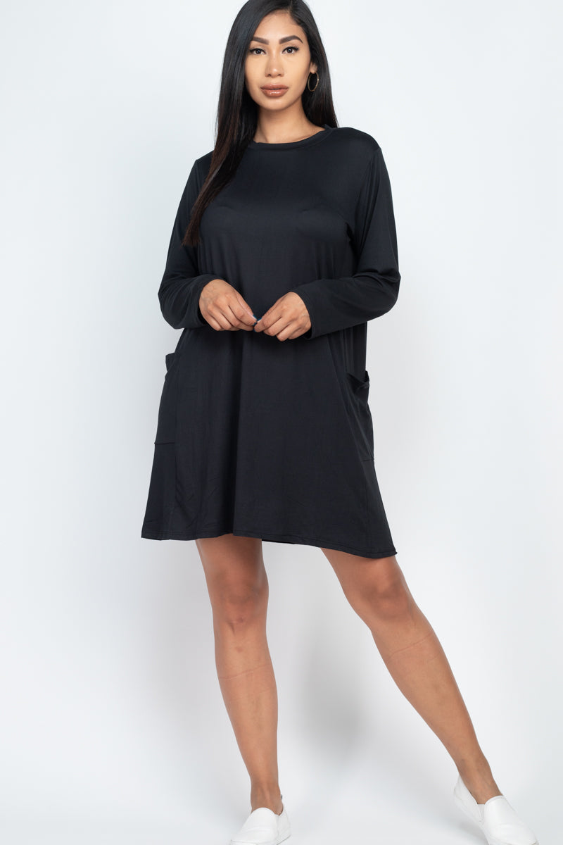 Cozy Side Pockets Dress - Capella Apparel