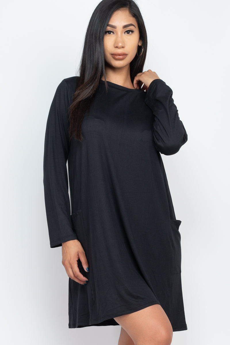 Cozy Side Pockets Dress - Capella Apparel