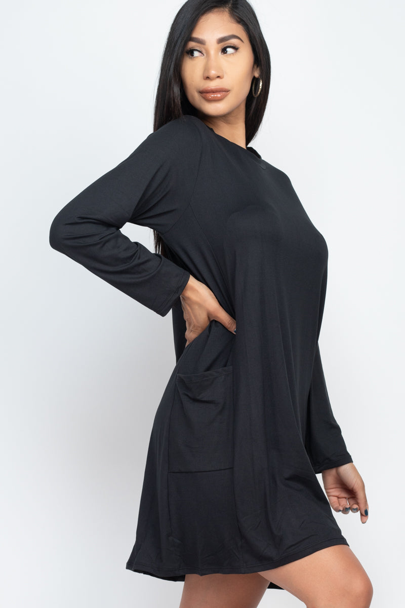 Cozy Side Pockets Dress - Capella Apparel