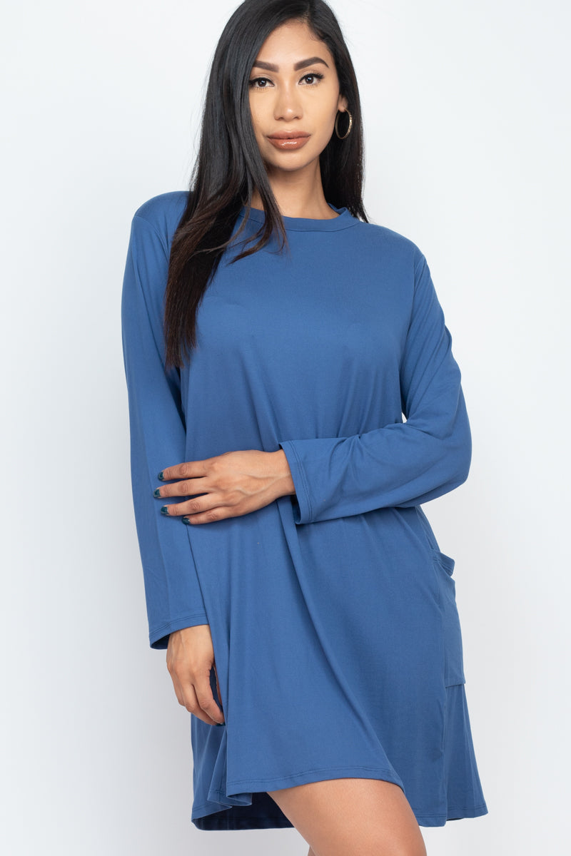 Cozy Side Pockets Dress - Capella Apparel