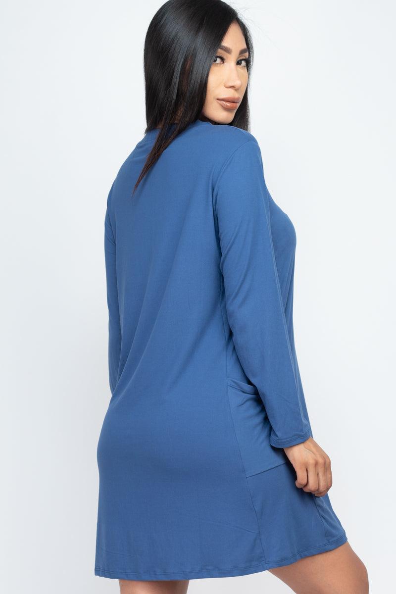 Cozy Side Pockets Dress - Capella Apparel