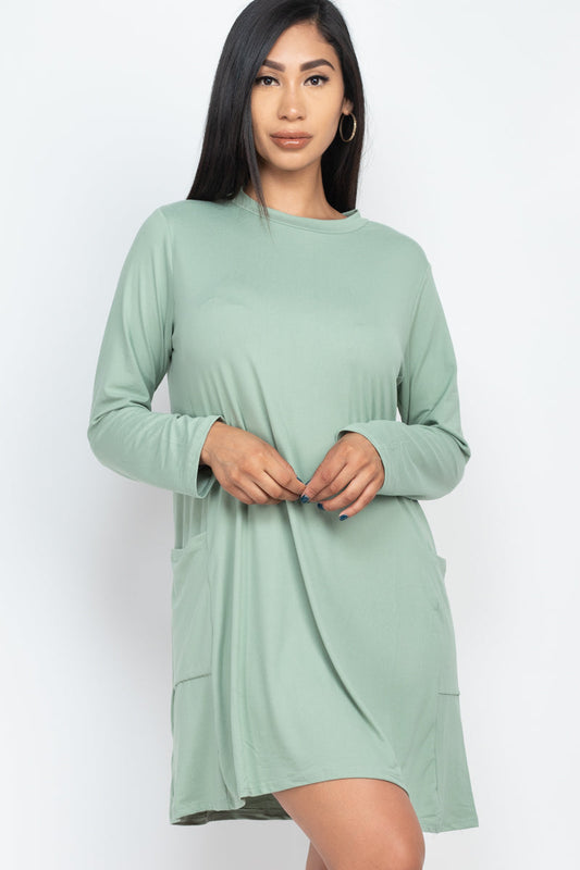 Cozy Side Pockets Dress - Capella Apparel