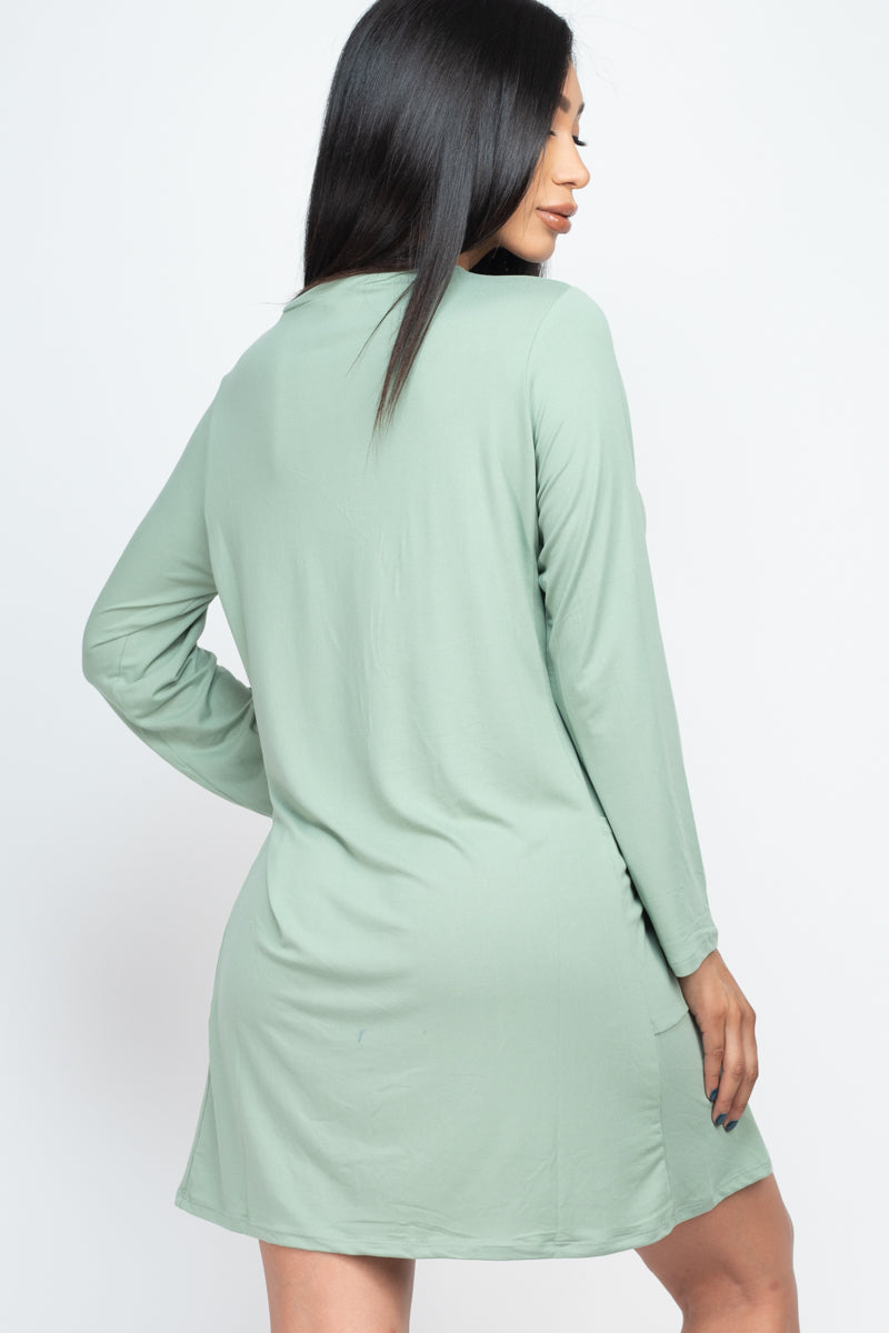 Cozy Side Pockets Dress - Capella Apparel