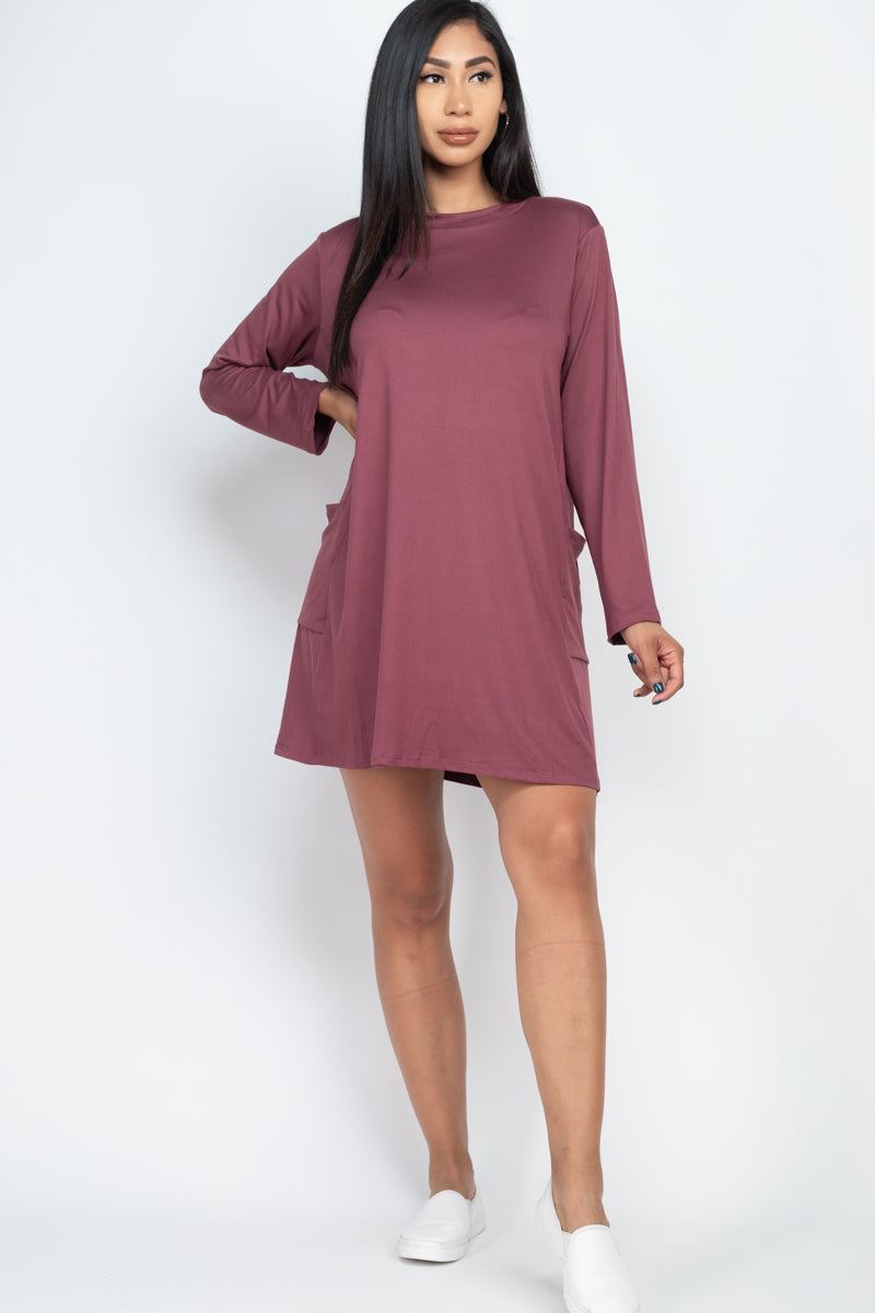 Cozy Side Pockets Dress - Capella Apparel