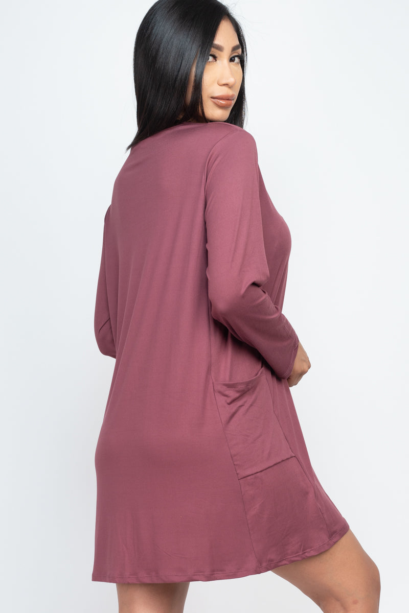 Cozy Side Pockets Dress - Capella Apparel