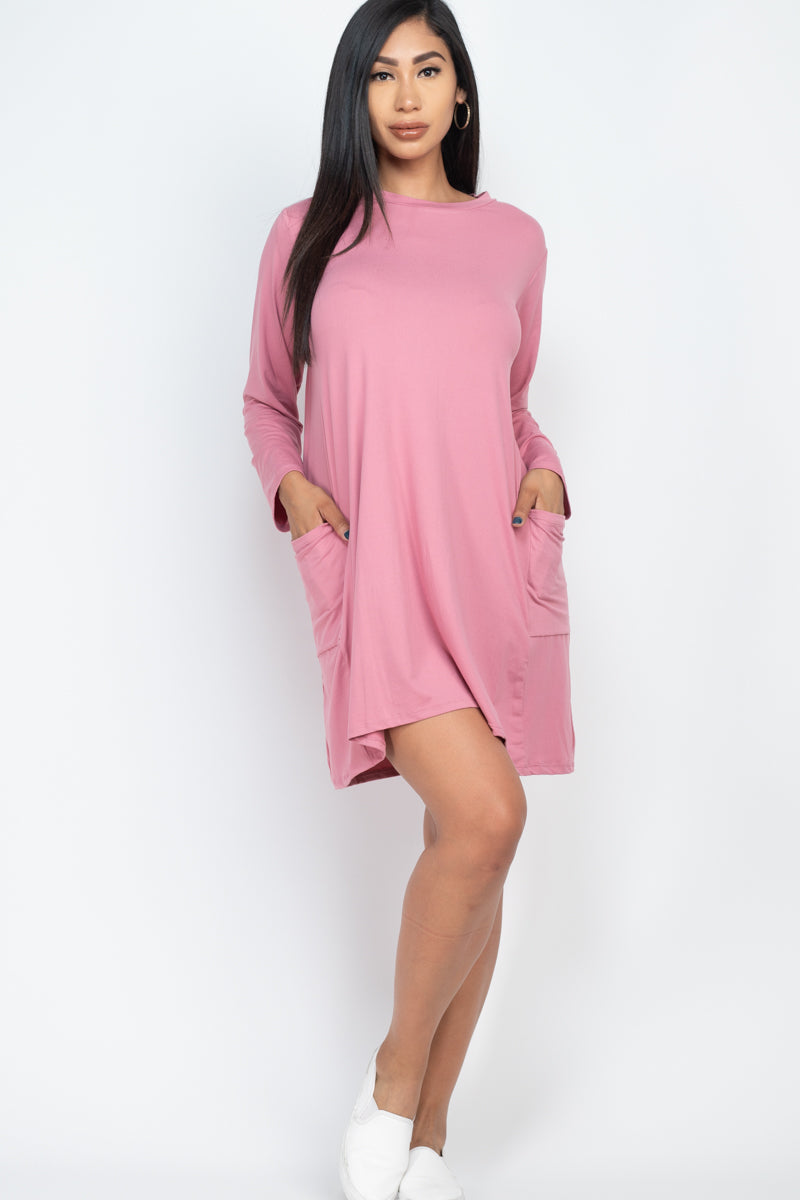 Cozy Side Pockets Dress - Capella Apparel