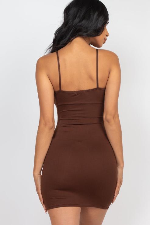 Ruched Drawstring Mini Dress - Wholesale Capella Apparel