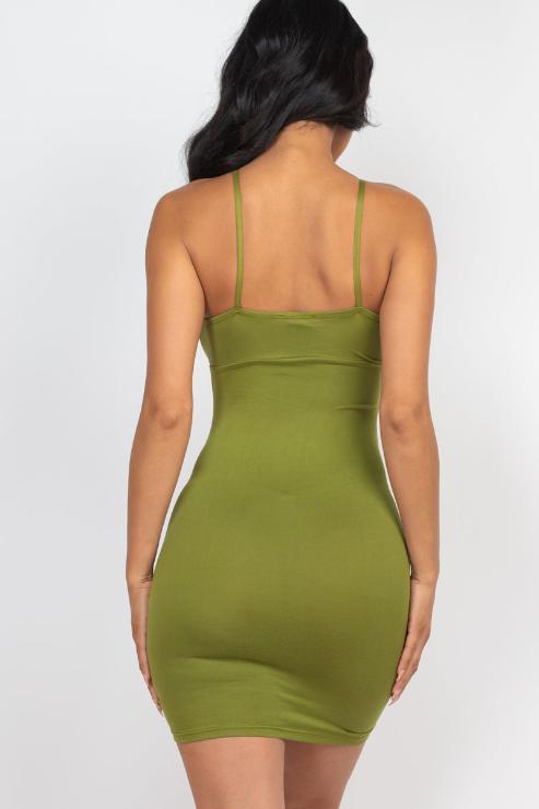 Ruched Drawstring Mini Dress - Wholesale Capella Apparel