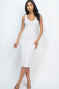 [$3/piece] RIBBED SLEEVELESS BODYCON DRESS