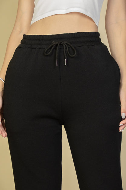 [$5/piece] Drawstring Waist Slant Pocket Sweatpants