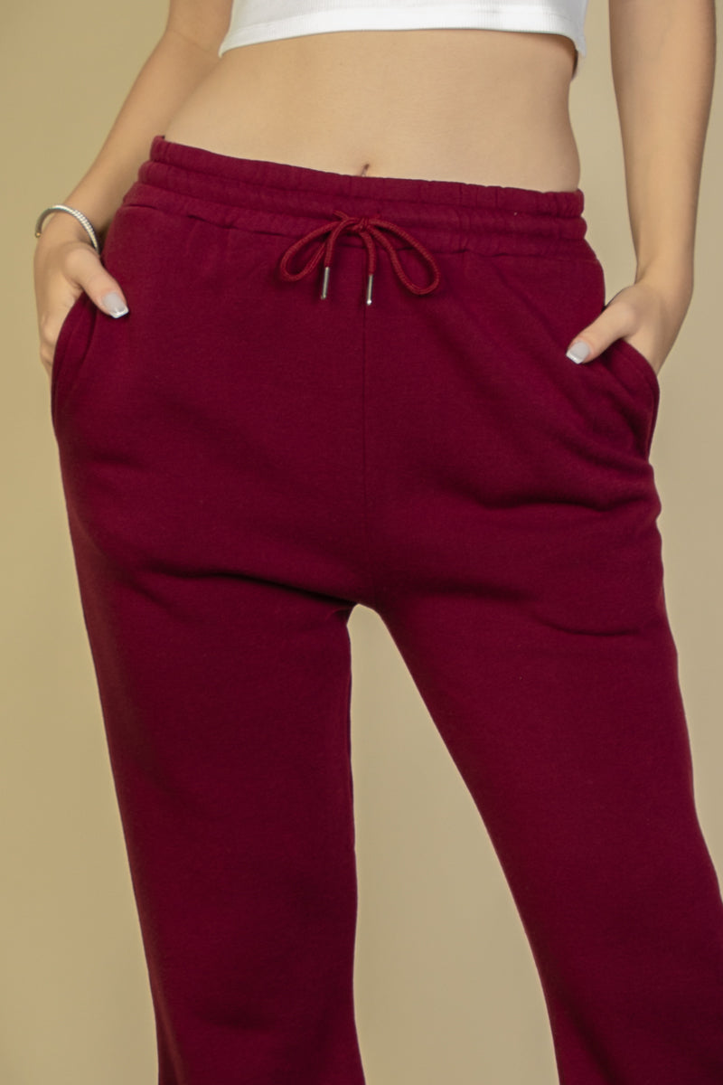 [$5/piece] Drawstring Waist Slant Pocket Sweatpants