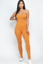 [$3/piece] Solid Bodycon Cami Jumpsuit