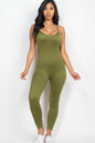 [$3/piece] Solid Bodycon Cami Jumpsuit