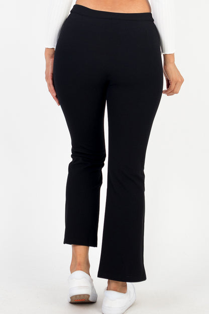 [$3/piece] High Waist Knit Flare Pants