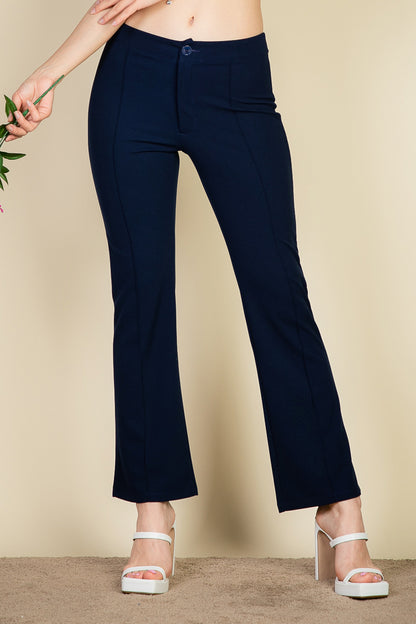 [$3/piece] High Waist Knit Flare Pants