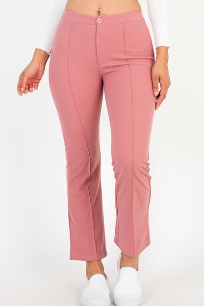 [$3/piece] High Waist Knit Flare Pants