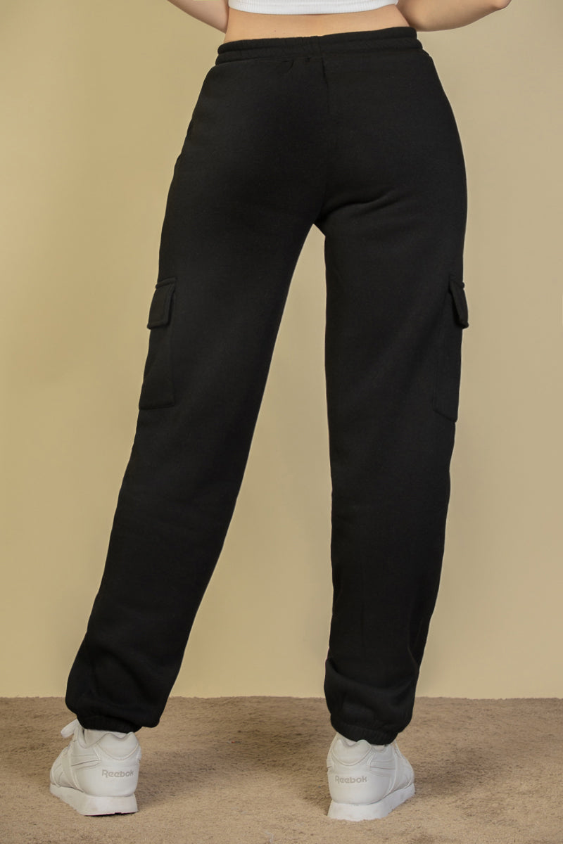 [$5/piece] Side Pocket Drawstring Waist Sweatpants