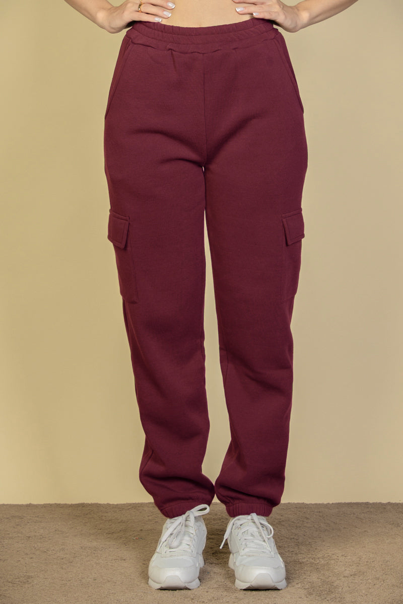 [$5/piece] Side Pocket Drawstring Waist Sweatpants