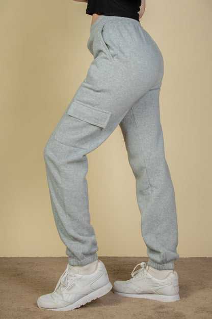 [$5/piece] Side Pocket Drawstring Waist Sweatpants