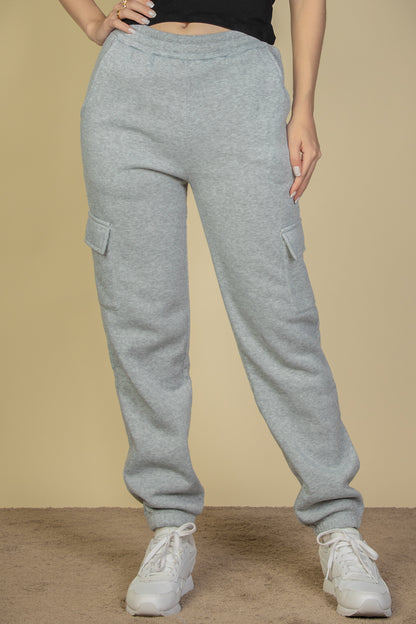 [$5/piece] Side Pocket Drawstring Waist Sweatpants