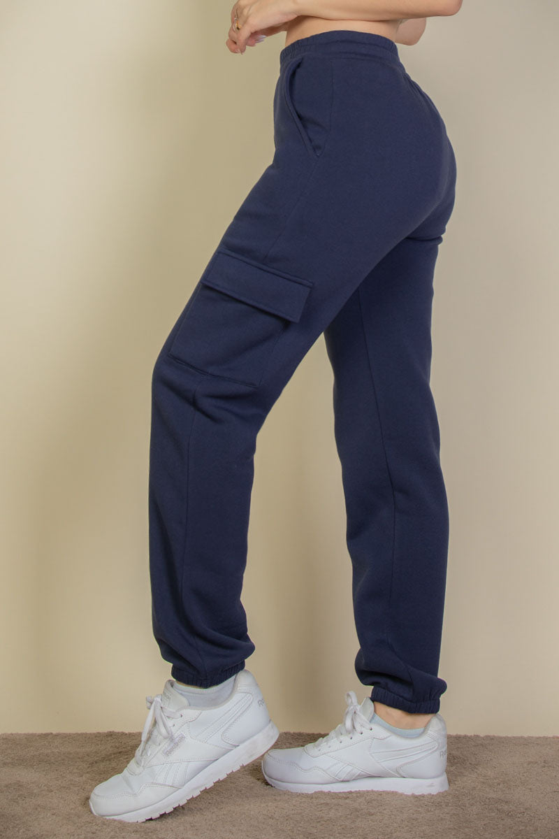 [$5/piece] Side Pocket Drawstring Waist Sweatpants