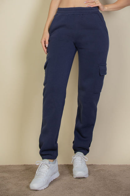 [$5/piece] Side Pocket Drawstring Waist Sweatpants