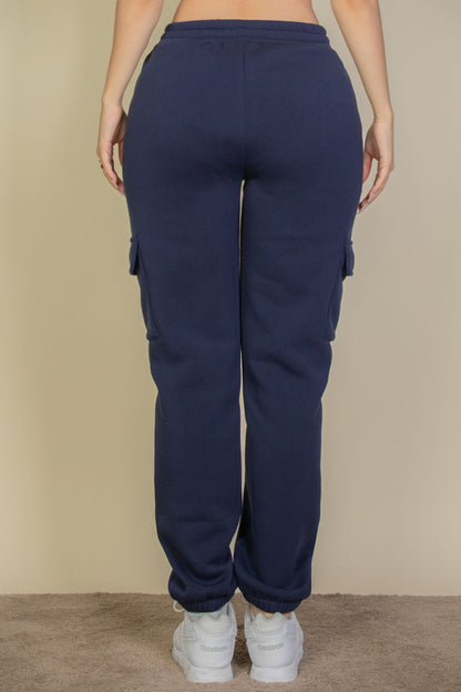 [$5/piece] Side Pocket Drawstring Waist Sweatpants