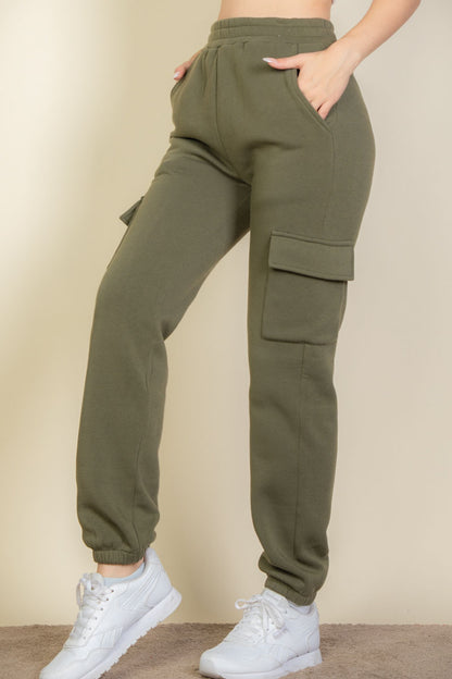 [$5/piece] Side Pocket Drawstring Waist Sweatpants