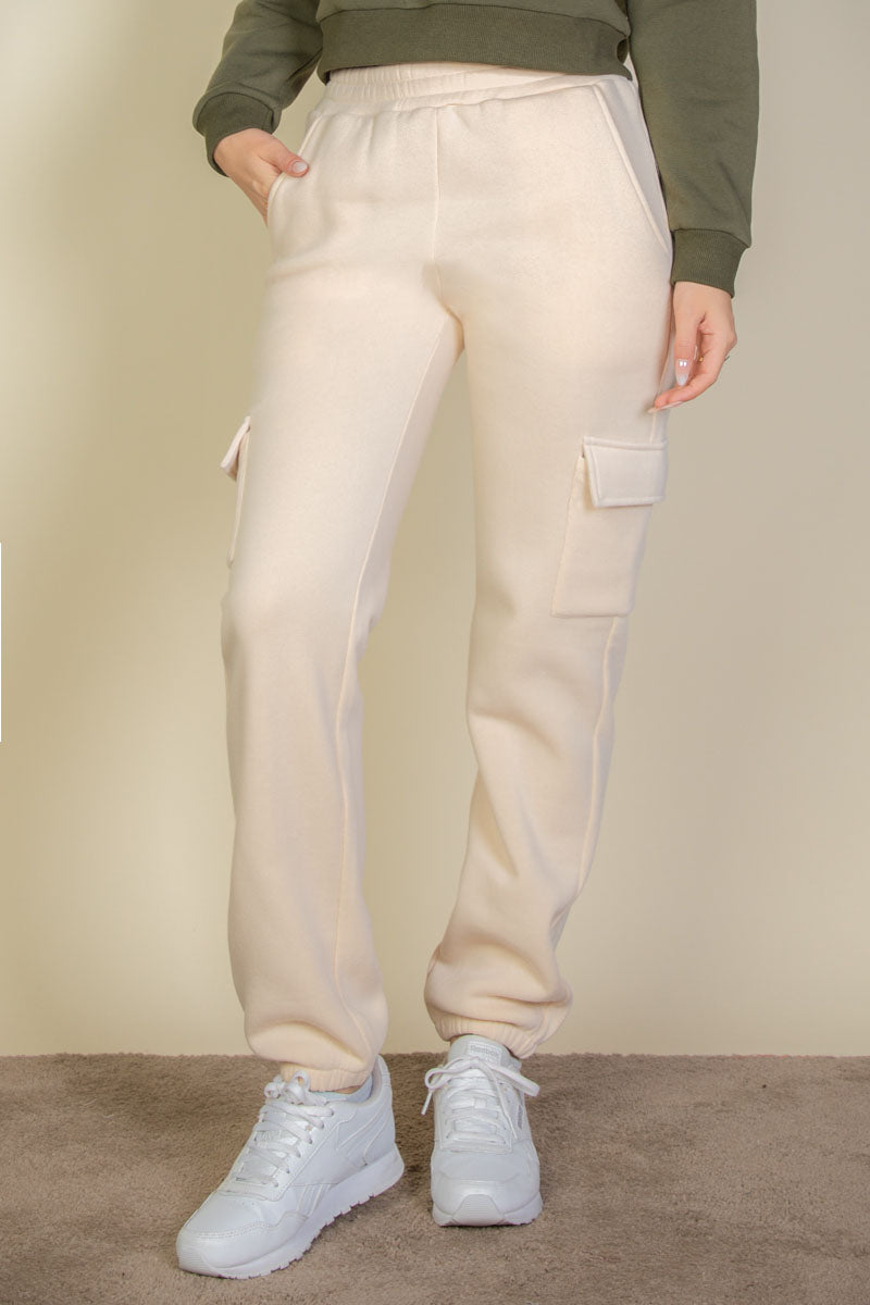 [$5/piece] Side Pocket Drawstring Waist Sweatpants