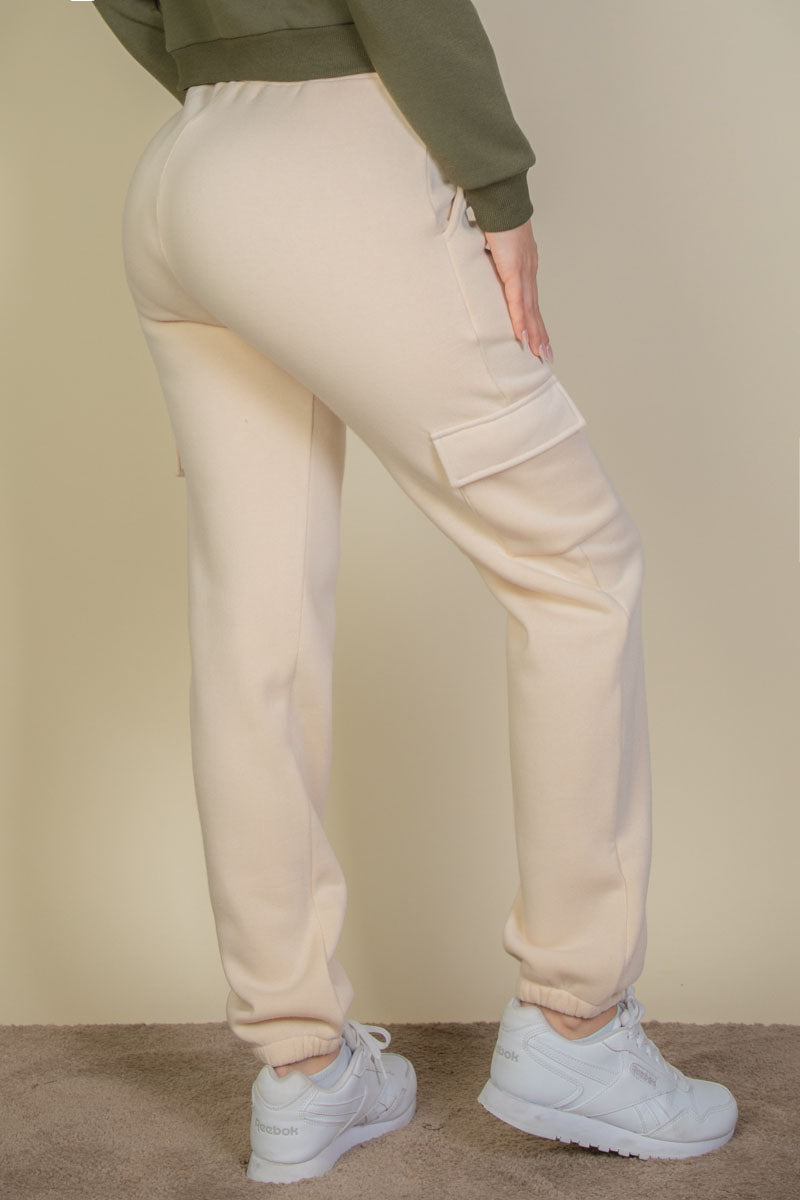 [$5/piece] Side Pocket Drawstring Waist Sweatpants