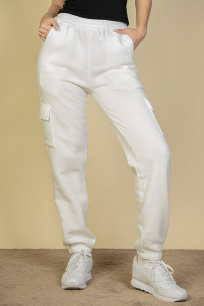 [$5/piece] Side Pocket Drawstring Waist Sweatpants