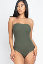 [$2/piece] Tube Top Ribbed Bodysuit