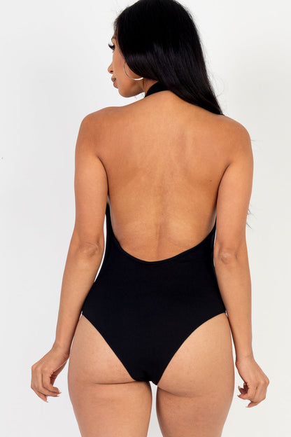 Halter Neck Bodysuit - Capella Apparel