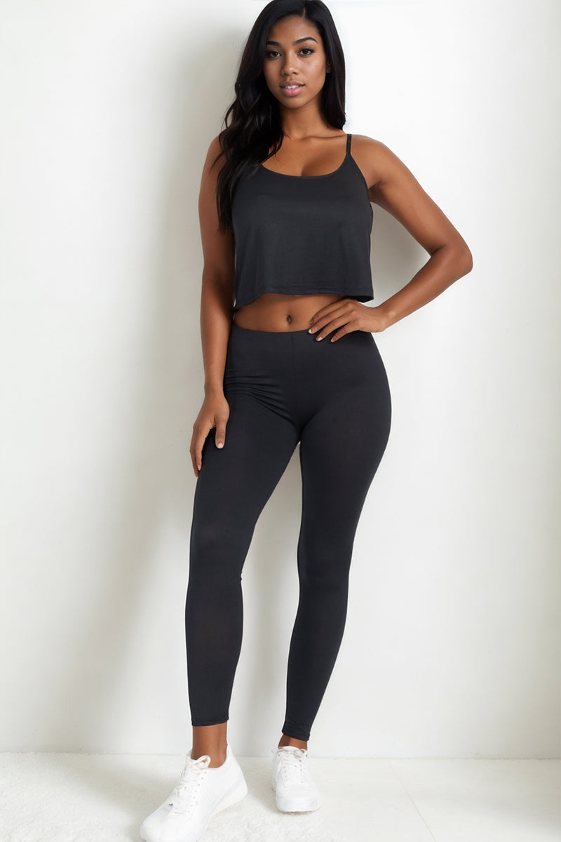 [$3/piece] Cami Top & Leggings Set