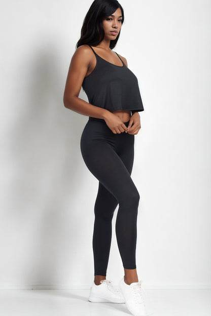 [$3/piece] Cami Top & Leggings Set