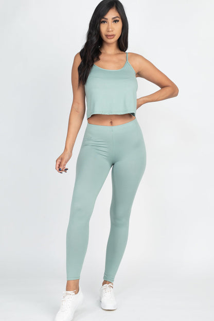 Cami Top & Leggings Set - Wholesale Capella Apparel