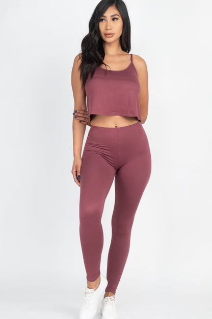 Cami Top & Leggings Set - Wholesale Capella Apparel