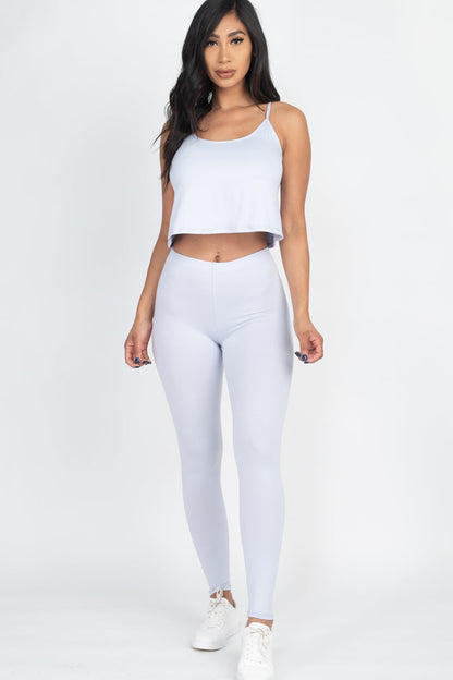 Cami Top & Leggings Set - Wholesale Capella Apparel