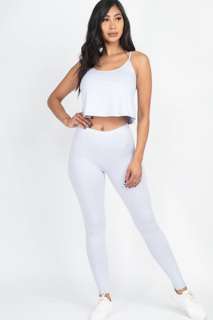 Cami Top & Leggings Set - Wholesale Capella Apparel