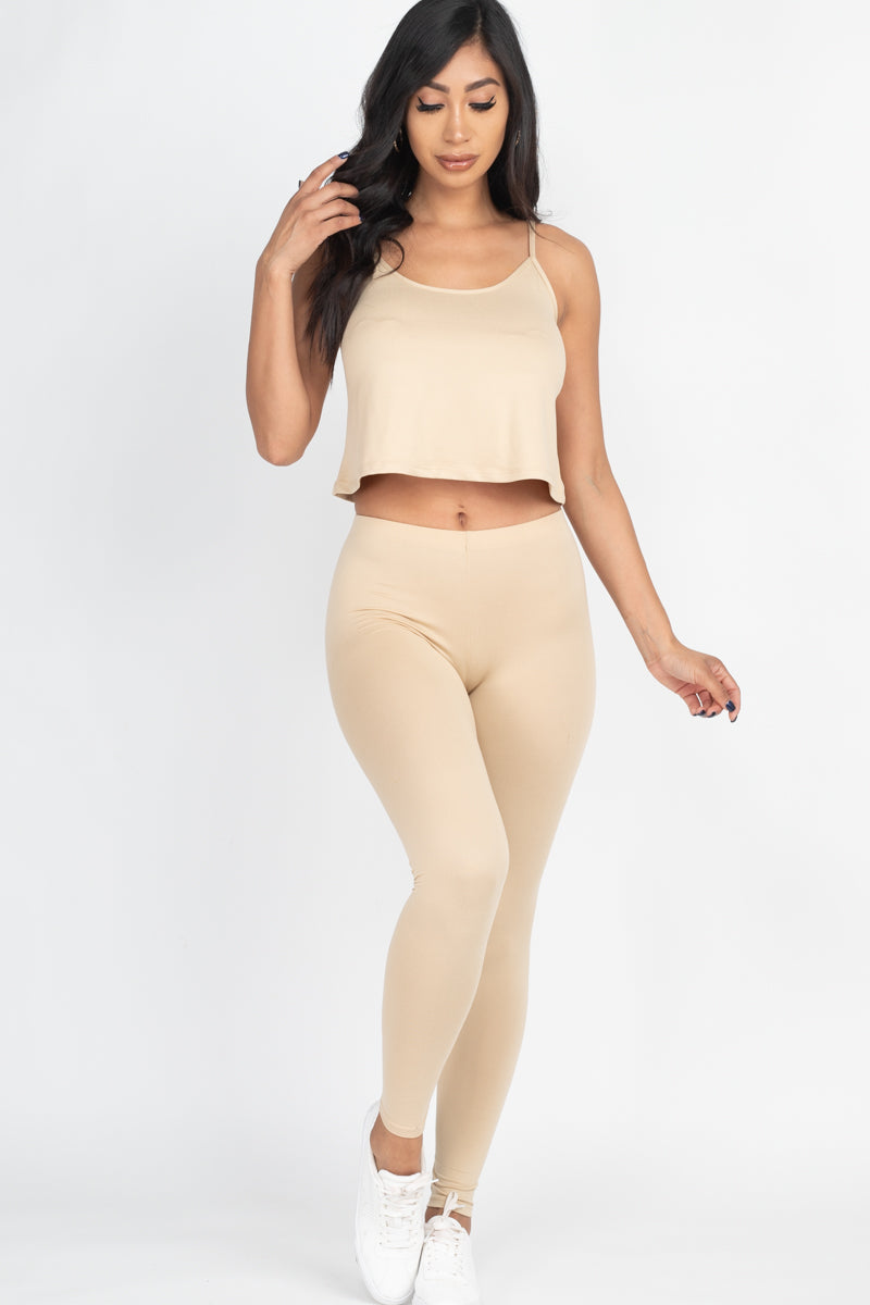 Cami Top & Leggings Set - Wholesale Capella Apparel