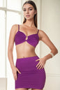 O-ring Crop Top & Mini Skirt Set - Capella Apparel Wholesale