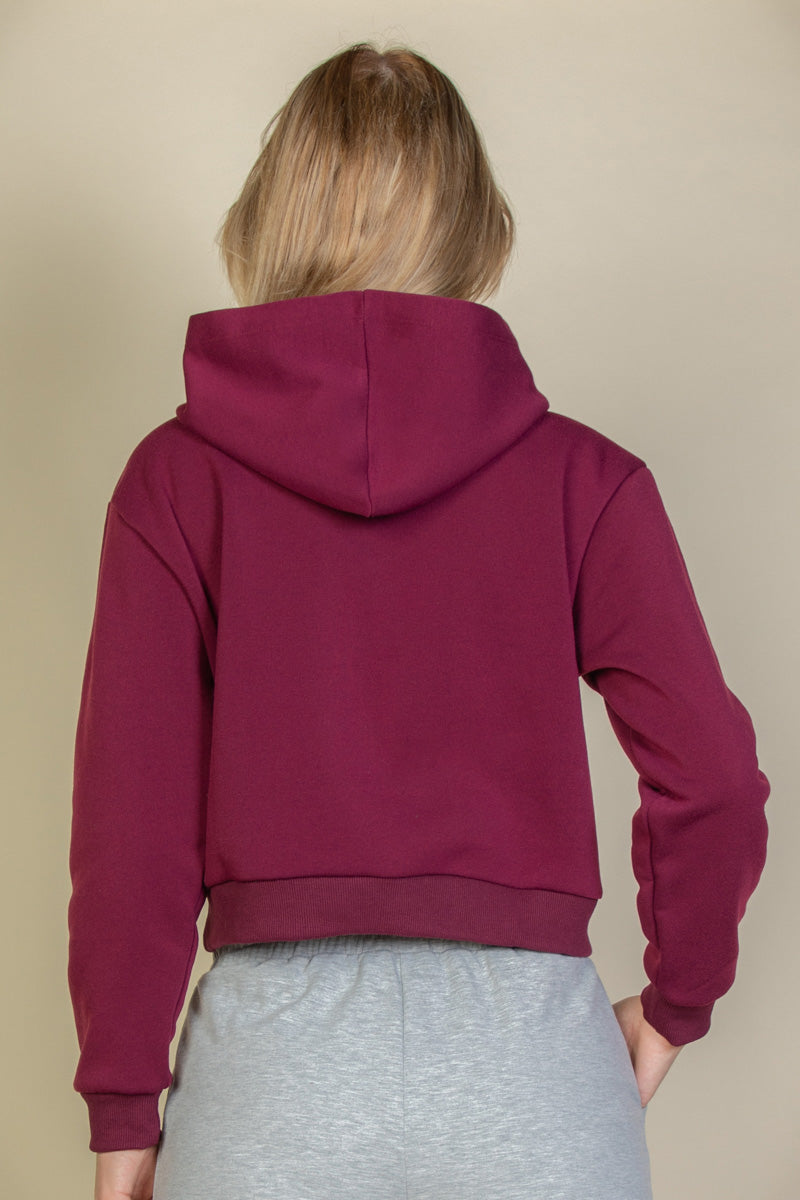 [$4/piece] Graphic Drop Shoulder Pull Over Hoodie