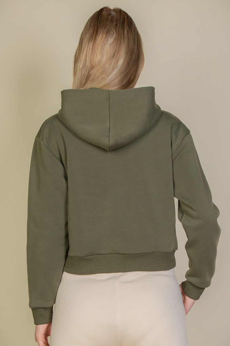 [$4/piece] Graphic Drop Shoulder Pull Over Hoodie