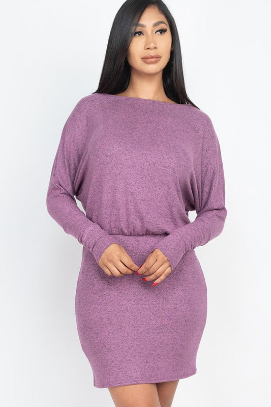 [$4/piece] Two-way Shoulder Mini Dress