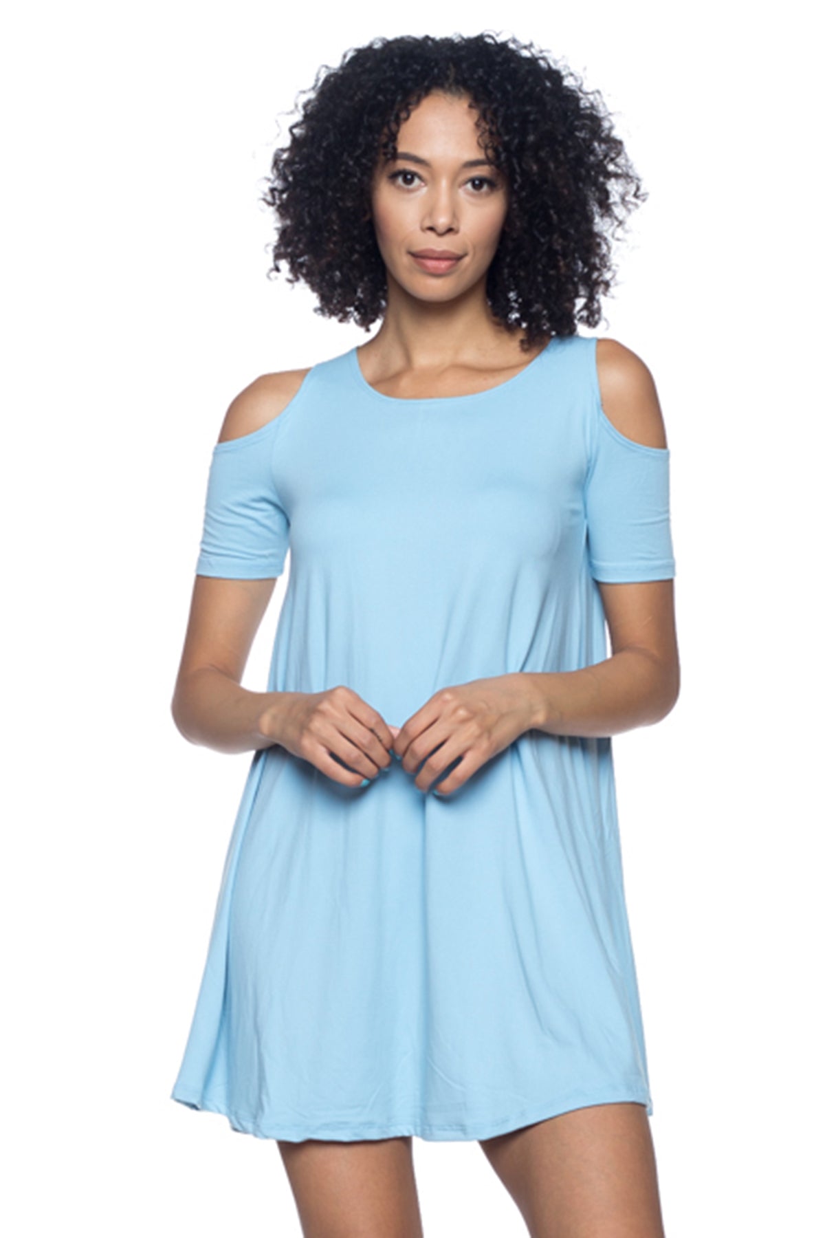 [$2/piece] Open Shoulder Swing Dress